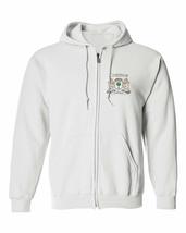 Connor(Kerry) Irish Coat of Arms Full Zip Hoodie - White - Size Large - $35.28