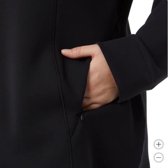 32 Degrees Womens Jacket Black Full-Zip Pockets Stretch Active Workout Gym Soft Item image 10