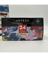 Arteza Acrylic Paint &amp; Watercolor Pad 32 And 24 Colors Tubes 0.74 oz 22 ... - $40.50