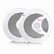 6.5 Inch Dual Marine Speakers - 2 Way Waterproof and Weather Resistant Outdoor A - £40.12 GBP