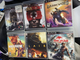 Lot Of 6 Play Station 3 PS3 Games / Complete Game With Case + Artwork+ Manual - £23.26 GBP