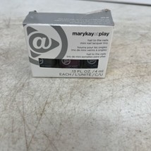 Mary Kay At Play * Hail to the Nails set of 3 ~ New in box Pink Blue Silver - $5.94