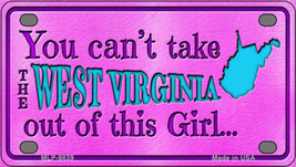 West Virginia Girl Novelty Mini Metal License Plate Tag - £11.92 GBP