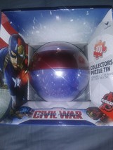 Captain America Civil War Marvel Avengers Tin Shield Sphere Puzzle 100 P... - £4.66 GBP
