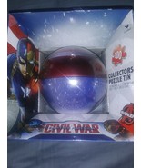 Captain America Civil War Marvel Avengers Tin Shield Sphere Puzzle 100 P... - $114.16 MXN
