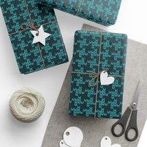 Cozy Sweater Geometric Premium Eco Friendly Decorative Gift Wrapping Paper  - $19.80+