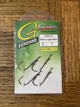 Gamakatsu Finesse #358210 Work Light Wire Hook Size 1-1pk of 4pcs-NEW-SHIP 24HRS - £8.79 GBP