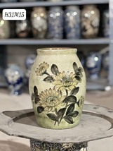 Pottery vase ceramic flower vase handmade in Vietnam H 31cms - £104.16 GBP