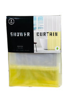Colorblock Shower Curtain 100% PEVA Free 70x72inch Yellow-Sultan Linens - $67.32 CAD