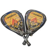 Racquetball Raquets Ektelon Powerfan Catalyst 2 Rackets Blue Super Small... - $1,699.54 MXN
