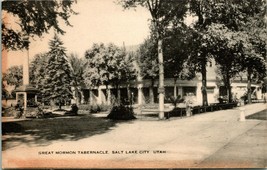 Vtg 1940s Artvue Postcard Great Mormon - Tabernacle Salt Lake City UT O12 - $6.88