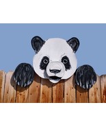 Panda Bear Fence Peeker Peeper Yard Art Garden Playground Decoration - £99.79 GBP
