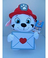 Just Play Nickelodeon Paw Patrol Marshall Holding V-day Envelope Dog Plush 12" - £16.14 GBP