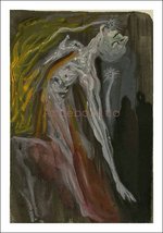Artebonito - Salvador Dali Woodcut, Hell 9, Divine Comedy - £167.86 GBP