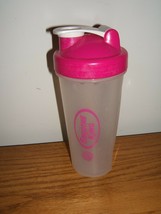 Smoothie King Water Bottle Blender Pink Shaker Smoothie Mixer Sports Container - £6.22 GBP