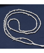 Simple S925 Beading Necklace 65 CM Length,Irregular Sterling Silver Bead... - £79.56 GBP