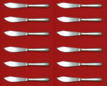 Candlelight by Towle Sterling Silver Fish Knife Custom Set 12 pieces 8 1/4&quot; - £653.62 GBP
