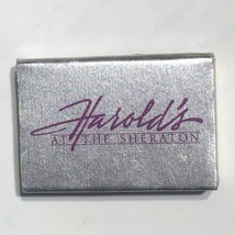 Harold’s At The Sheraton Hotel Resort Inn Match Book Matchbox - £3.92 GBP