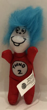 Burger King Kids Meal Cat in the Hat Thing 2 Dr Seuss Plush Toy 5.5&quot; - £4.63 GBP