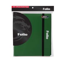 1 BCW Matte Green Folio 9-Pocket Album - $18.12