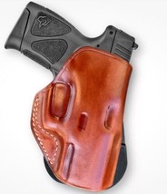 Fits Taurus G3c 9mm Compact 3.20”BBL Leather Paddle Holster #1565# RH - £42.79 GBP