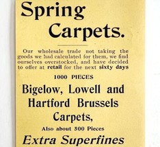 Joel Goldthwait Carpet Store 1894 Advertisement Victorian Boston Mass AD... - £10.38 GBP