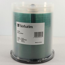 Verbatim CD-R 700MB 52X 80 minute 100 Pack Shiny Silver Spindle NEW Sealed 94970 - £27.85 GBP