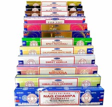 Satya Nag Champa Incense Sticks Assorted Fragrance Agarabtti180g - £16.30 GBP