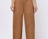 Simkhai Jenny Belted Cropped Pant Hickory - $264.93 CAD