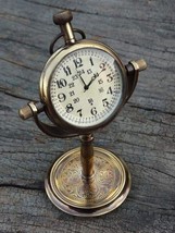 Desk Clock-Table Antique Watch-Engrave with- &quot; I Will Love You Until The... - $25.89