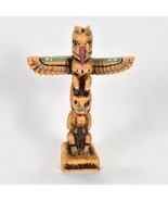 Totem Pole Alaska Northwest Coast Totem Pole Painted Resin - $44.66 CAD