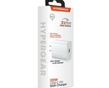 HyperGear 20W USB-C PD Wall Fast Charger Brand New ( White ) - £12.37 GBP