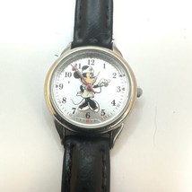 Disney Minnie Mouse Nurse Watch Black Band Mzk308 Women’s New Battery - $15.88