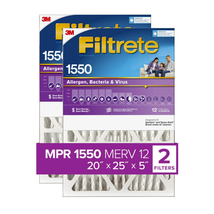 3M Filtrete HVAC 5&quot; Filter Allergen Reduction, 2-pack - £40.48 GBP