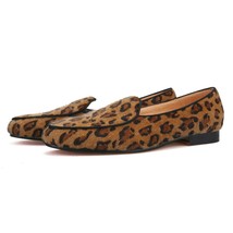 Merlutti Leopard Print Belgian Loafers Prom Wedding Shoes - £140.22 GBP+