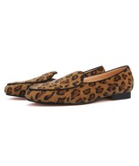 Merlutti Leopard Print Belgian Loafers Prom Wedding Shoes - £141.20 GBP+