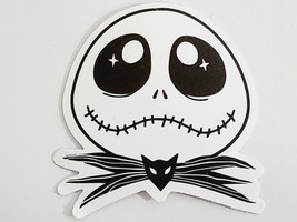 Jack with Stars in Eyes Cute Black and White Sticker Decal Cartoon Embellishment - £1.83 GBP