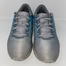 Asics Women&#39;s GEL-Quantum 180 4 Running Shoes 1022A098 Size 8.5 Blue Silver - £28.11 GBP