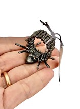Black Widow Spider Crystal Rhinestone Stretchable Cocktail Party Halloween Ring - $13.78
