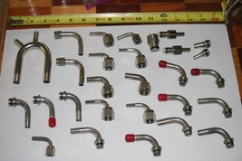 Lot of 28 Stainless Steel Beverage Soda Fittings - £39.46 GBP