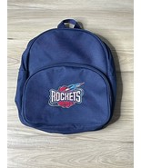 Vintage Houston Rockets Mini Backpack Adult Navy Blue Logo - $385.86 MXN