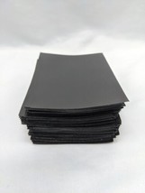 Lot Of (123) Black Glossy Standard Size Sleeves - $8.90