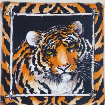 Tiger Decorative Plate Ceramic Whimsical Animal Platter Tray M Stark Buc... - $9.75