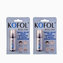 2 X Charak Kofol Roll On – For Headache, Nasal Congestion, Cold Cough Free Ship - £10.08 GBP