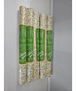 Vintage Kwik Kover Self Adhesive Floral Pattern 253-4 Surface Covering 5... - $112.19