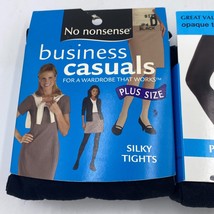 3 No Nonsense Tights Lot size D Black Great Shapes Essential Business Casuals ST - £15.92 GBP