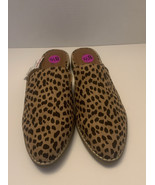 Indigo Rd. Leopard Print Mules Size 8 1/2 Medium - $417.80 MXN
