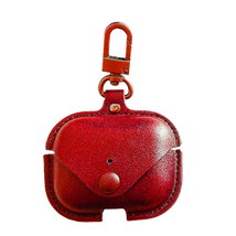 Snap Closing Leather Case W/Carabineer for RED For AirPod AirPods 3rd Gen - £4.60 GBP