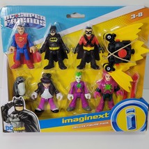 Fisher Price Imaginext DC Super Friends Deluxe Batman Robin Joker Figure... - $26.22