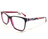 Vera Bradley Eyeglasses Frames Cora Impressionista IMT Black Pink 53-15-135 - £52.46 GBP
